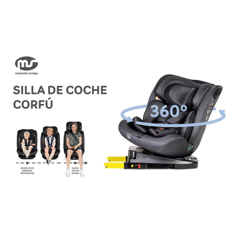 Siège auto Corfu i-Size (0-12 ans) – Innovaciones MS