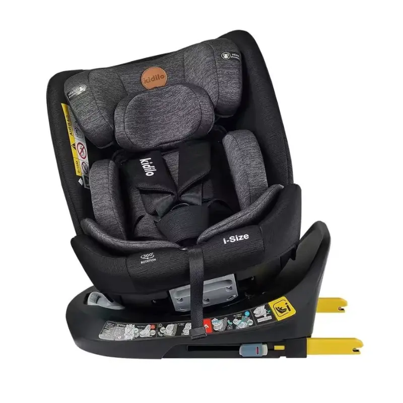 Siège auto évolutif G509 Isize isofix 0 à 12 ans – Kidilo - Gris Clair
