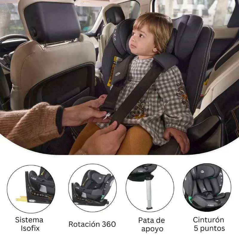 Siège auto isofix rotation Lemans Violet Ms Innovaciones