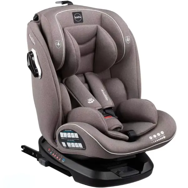 xx Siège auto Rotatif Évolutif KBH311 dès la Naissance à 12 Ans  Beige – Kidilo