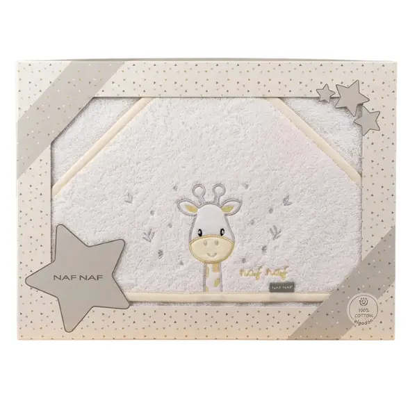 xx Sortie de Bain à Capuche NAF NAF Girafe Jaune