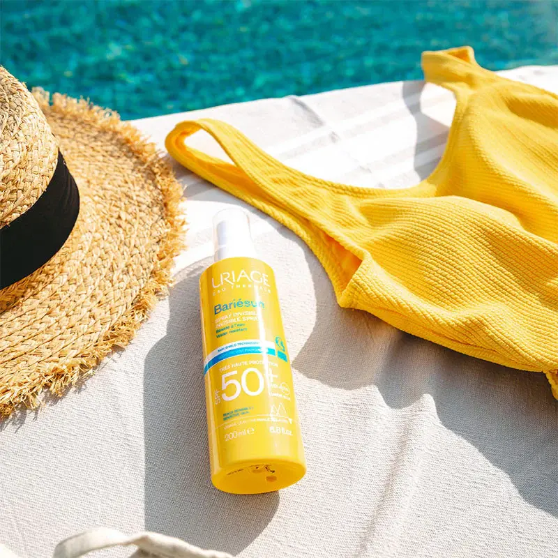 Spray Solaire Invisible SPF50+ Uriage Non Parfumé