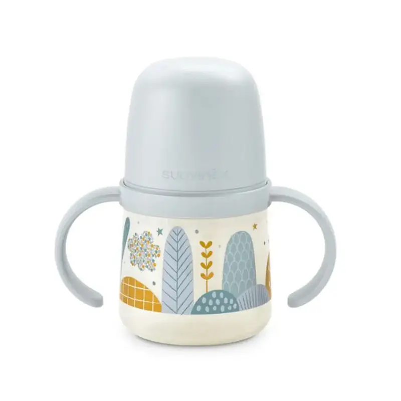 xx Suavinex Biberon avec Anses et Bec Silicone +6m Blue - 150 ml