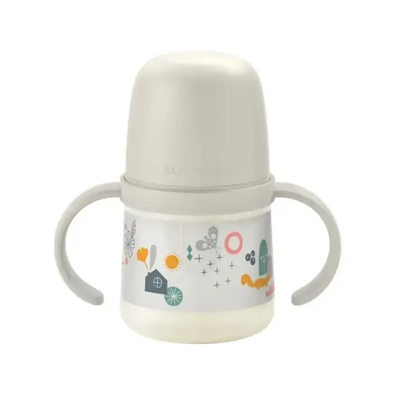 Suavinex Biberon Learning avec Poignées Walk 6M+ Gris - 150 ml
