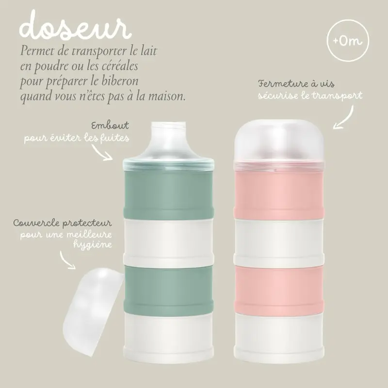 Suavinex Boîte de lait en poudre - Vert