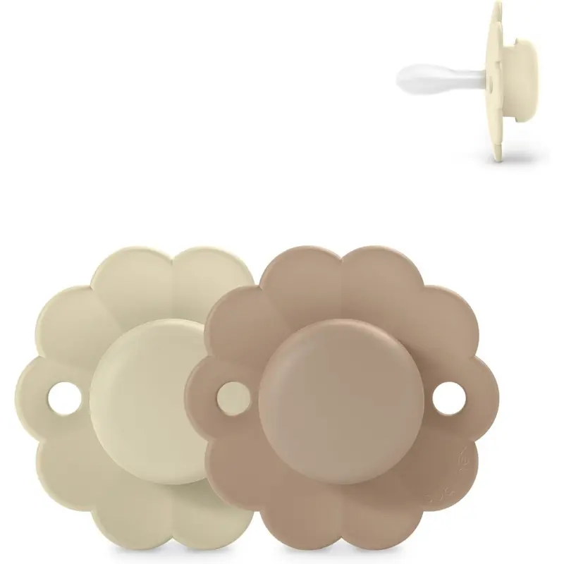 Suavinex Wonder SX PRO Sucette – Lot de 2 – Beige/Marron