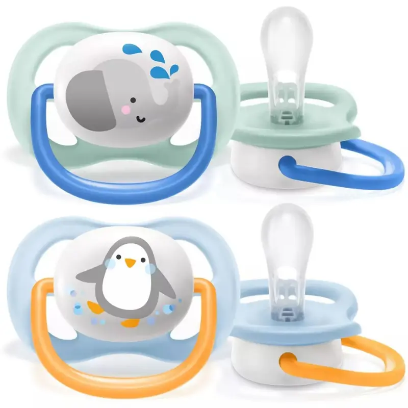 xx Sucette Ultra Air AVENT Animals 0-6 Mois – Confort et Respiration Naturelle