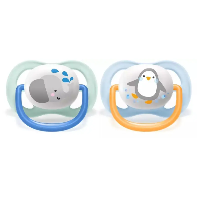 Sucette Ultra Air AVENT Animals 0-6 Mois – Confort et Respiration Naturelle
