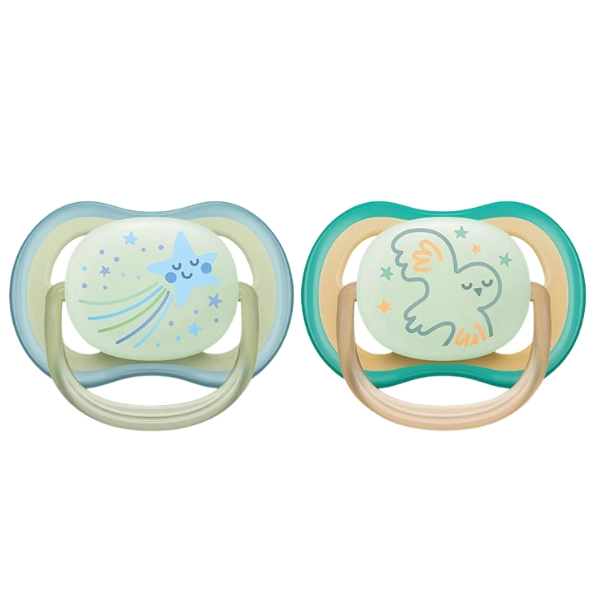 xx Sucettes de nuit Philips Avent Ultra Air (0-6 mois) - Lot de 2