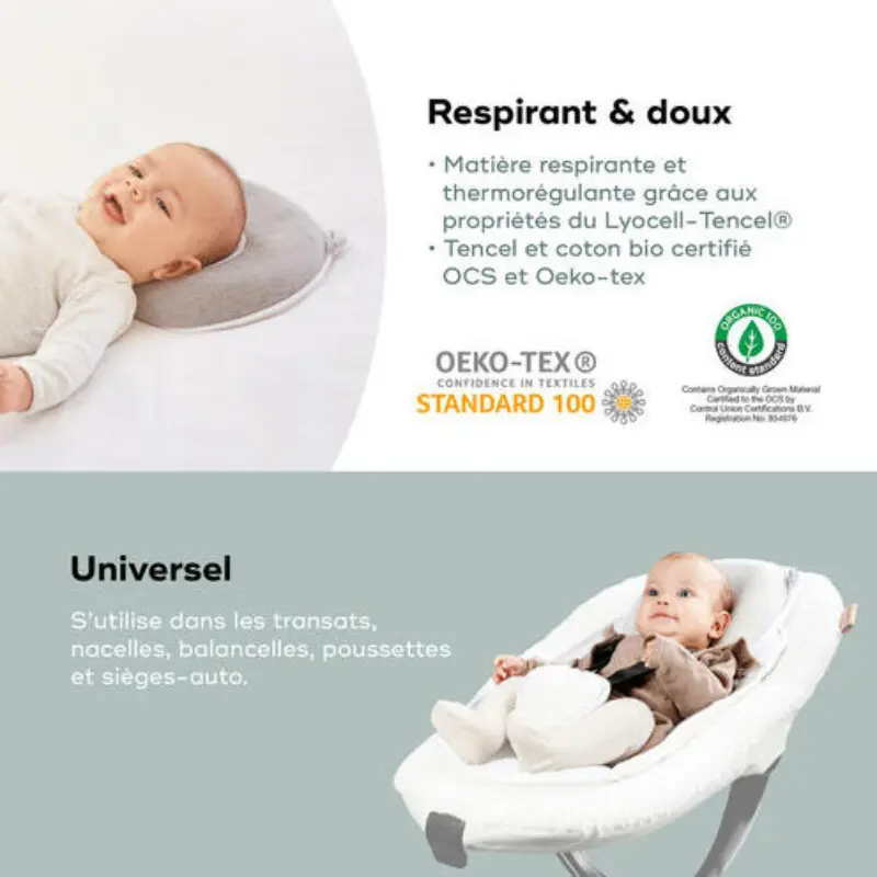 Support de tête morphologique et respirant - Babymoov