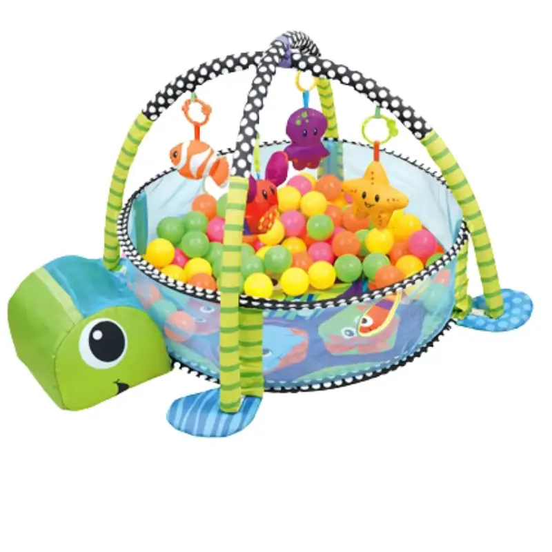Tapis de jeu 3 en 1 pour bébé Tortue