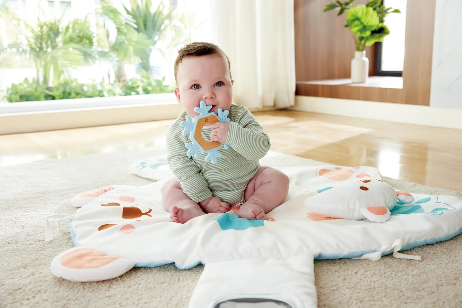Tapis d'éveil en forme d'ourson
