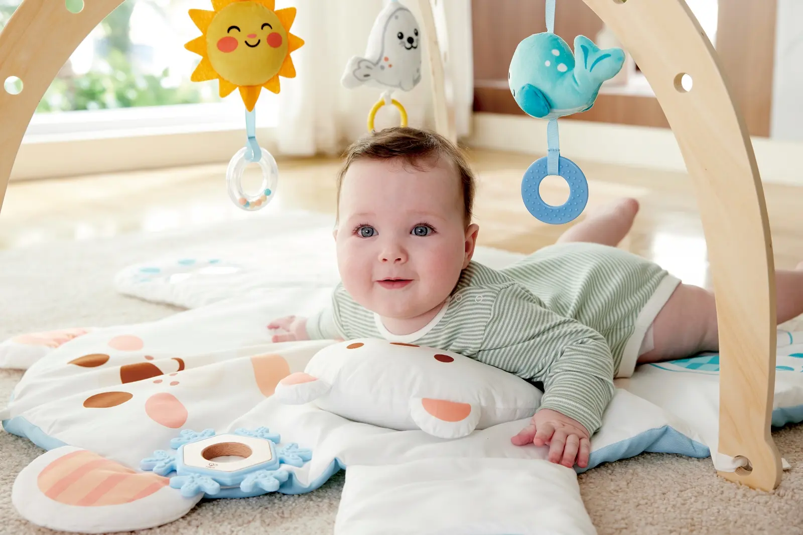 Tapis d'éveil en forme d'ourson