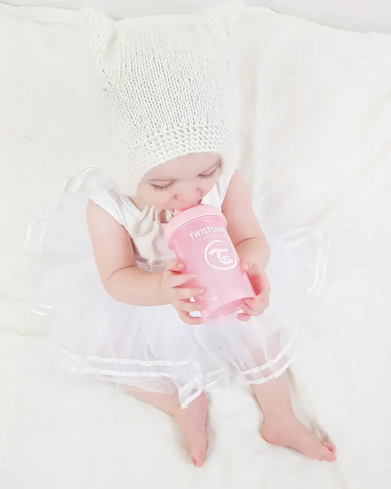 Tasse À Bec Anti-Fuites 300ml Twistshake - Rose