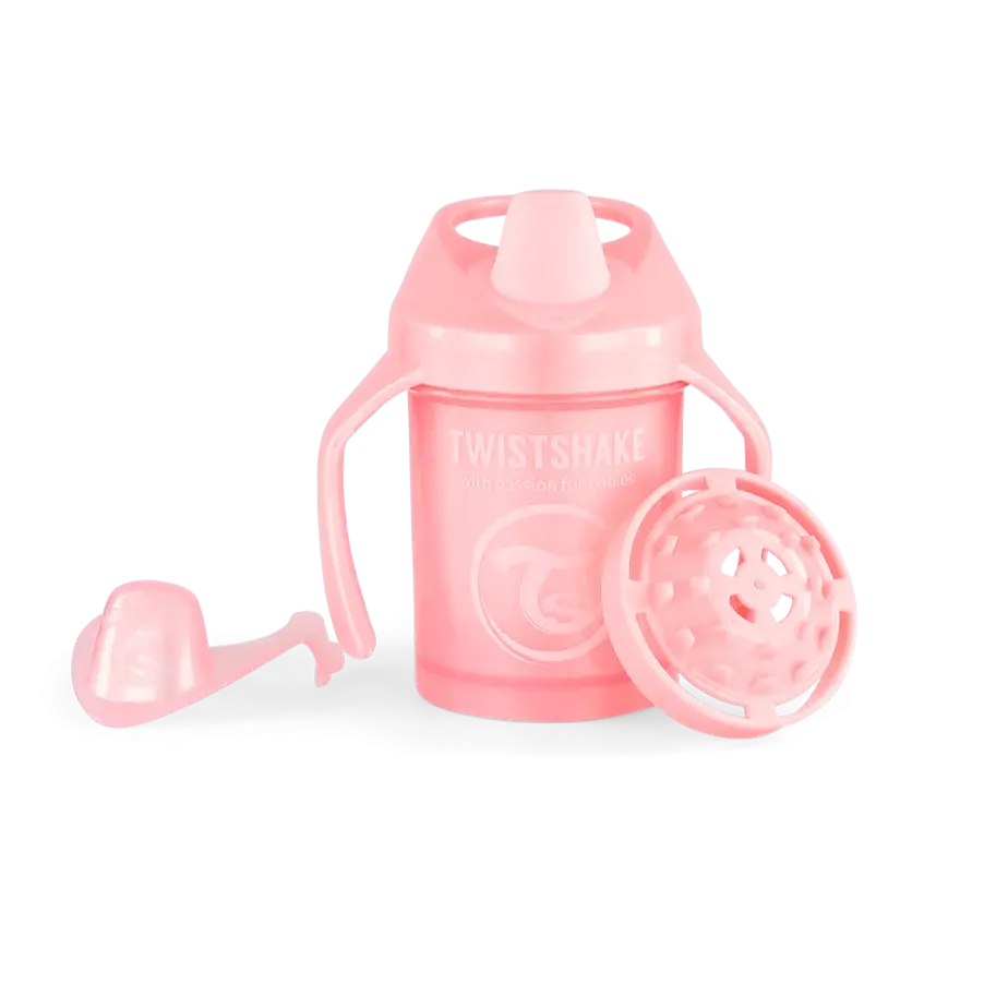 Tasse enfant mini 4m+ rose nacré 230ml