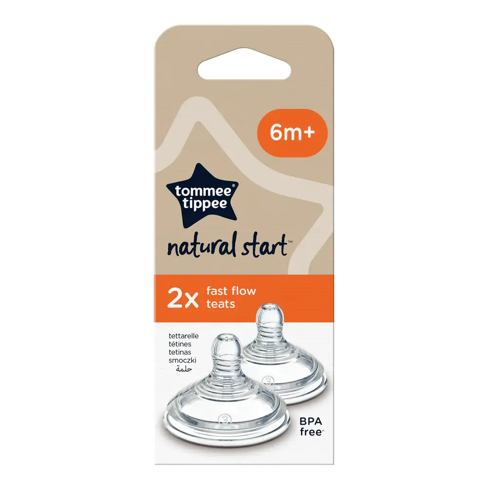 Tétines pour biberon Natural Start 6m+
