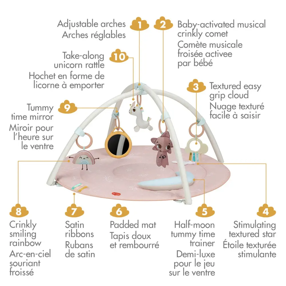 Tiny Love Tapis d'Éveil - Tapis d'Activités Licorne 0m+