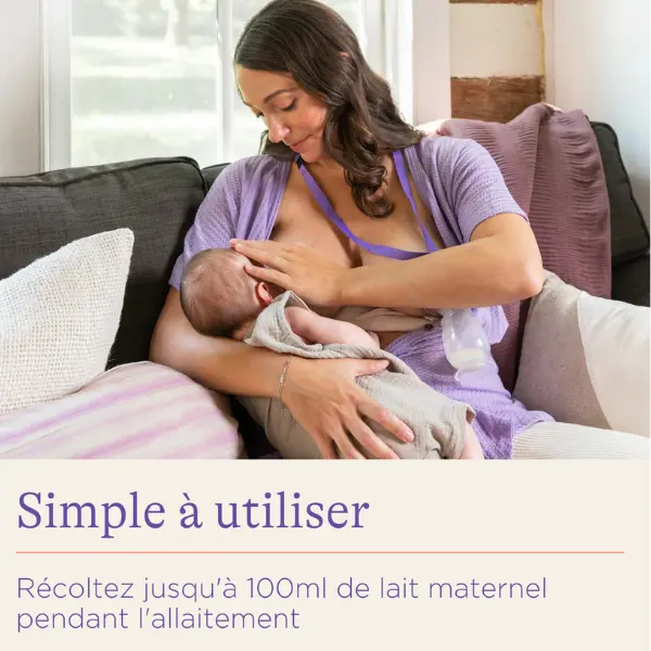 Tire-lait silicone - recueil lait Lansinoh