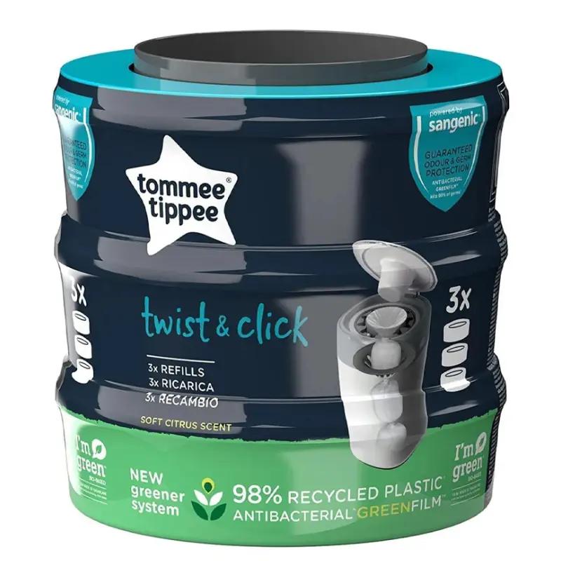 xx Tommee Tippee Pack of 3 Twist -  Click Refills