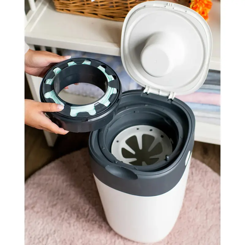 Tommee Tippee Poubelle à Couches Anti-Odeur Twist & Click - Blanc