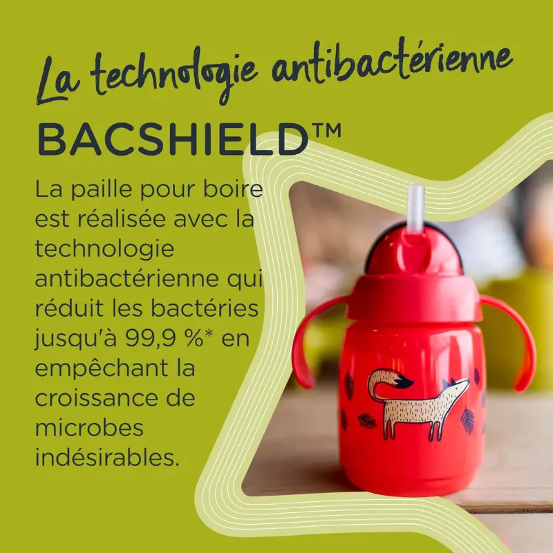 Tommee Tippee Tasse à paille Super Star 300ml - Vert