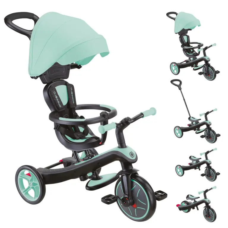 Tricycle et draisienne 4 en 1 Vert Globber