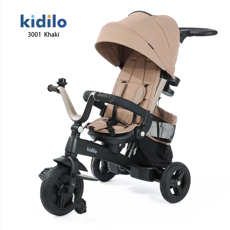 xx Tricycle pour Enfants 2-4 Ans en beige