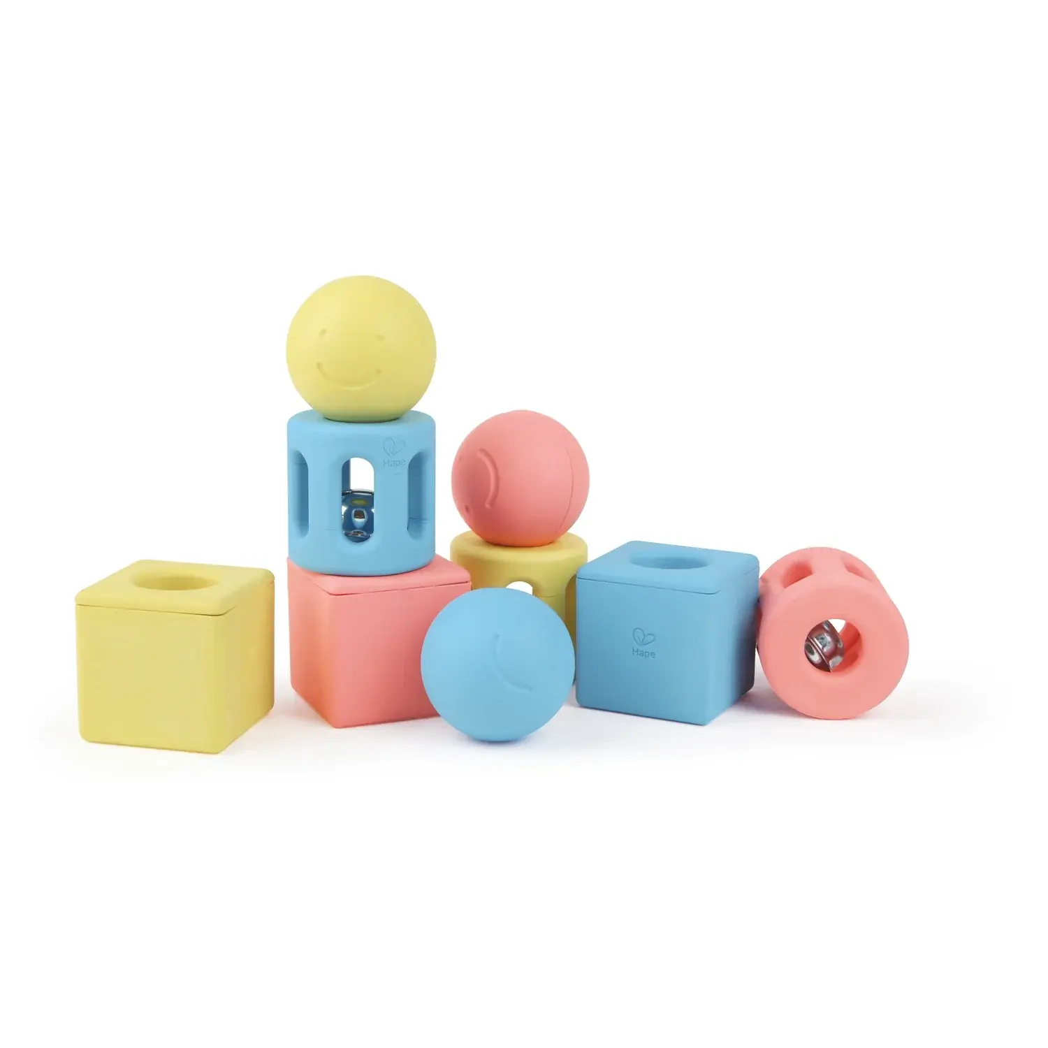 xx Trio de jouets géométriques en riz
