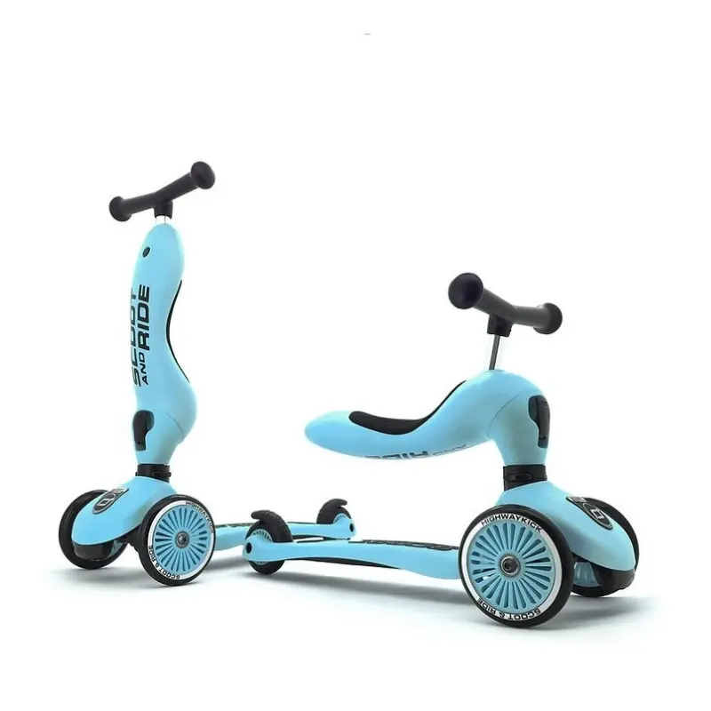 xx Trottinette 2 en 1 Highwaykick 1 - Myrtille -  SCOOT AND RIDE