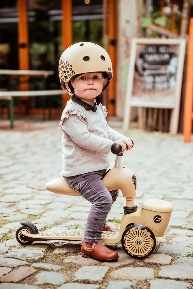 Trottinette 2en1 Highway Kick 1 Lifestyle Scoot And Ride Léopard