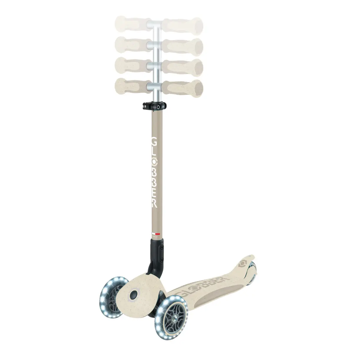 Globber Trottinette évolutive GO UP BABY LIGHTS avec Panier 360°