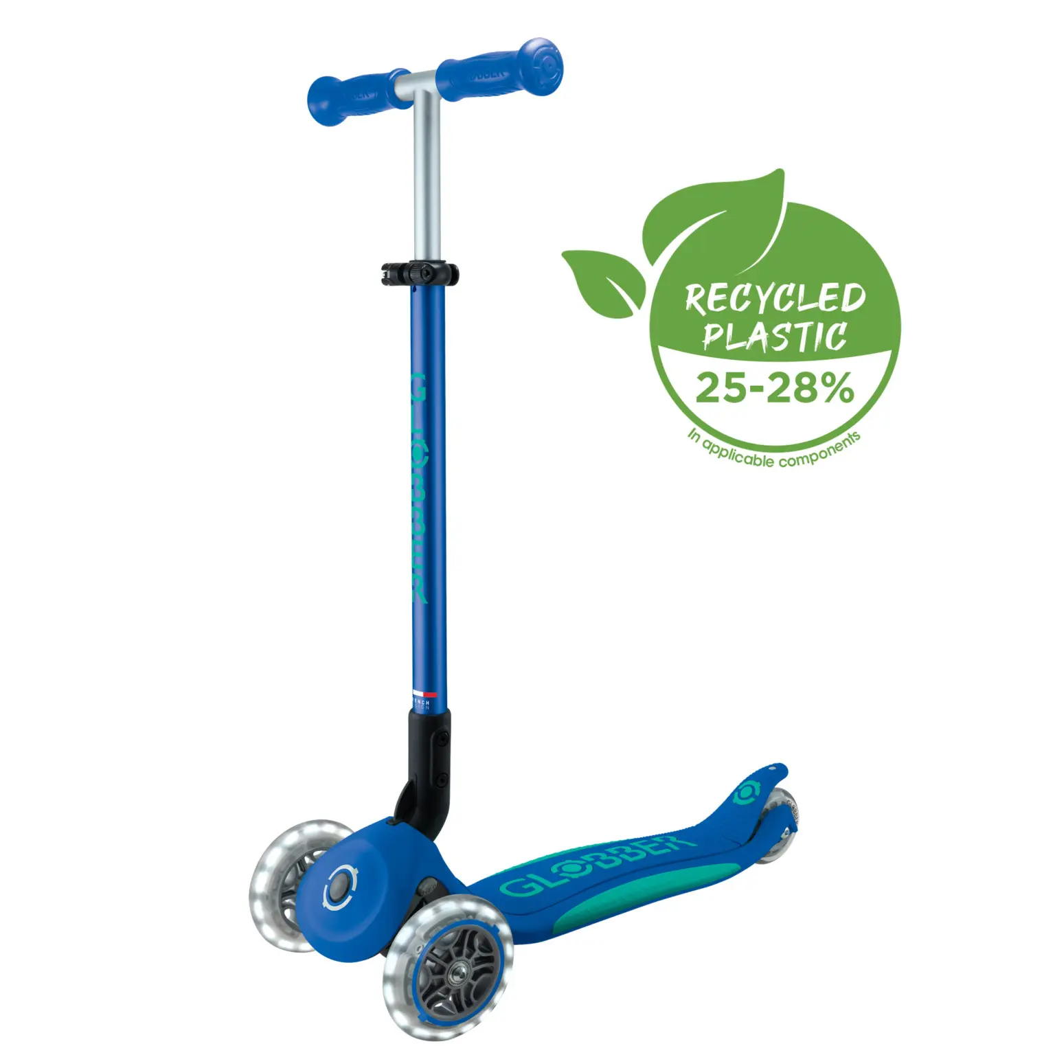 xx Trottinette Globber ELITE LIGHTS Bleu