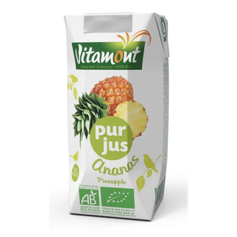 xx Vitamont Tetra Pur Jus d’Ananas 200Ml
