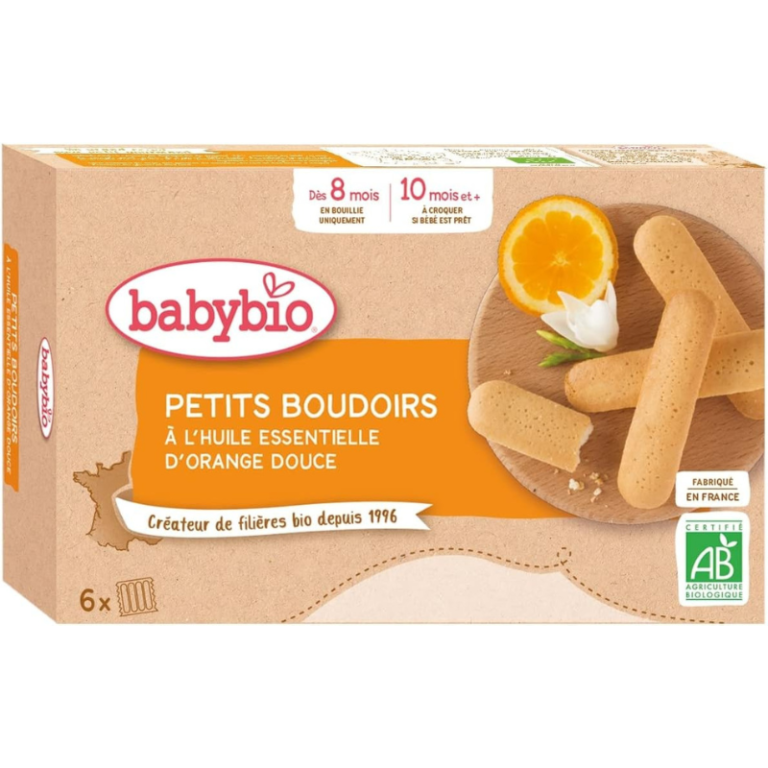 Boudoirs à l'huile essentielle d'orange douce - x24 - Babybio