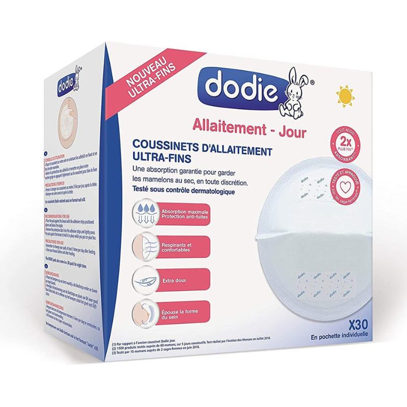 DODIE COUSSINET D’ALLAITEMENT ULTRA FINS JOURS x30