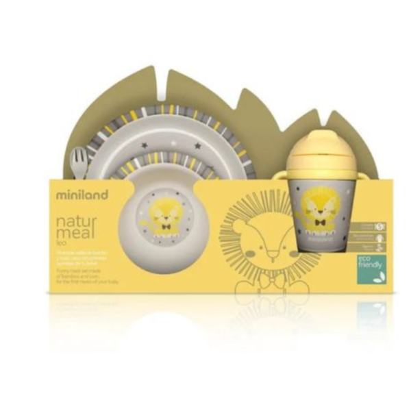 Miniland Coffret de Repas Lion +6M