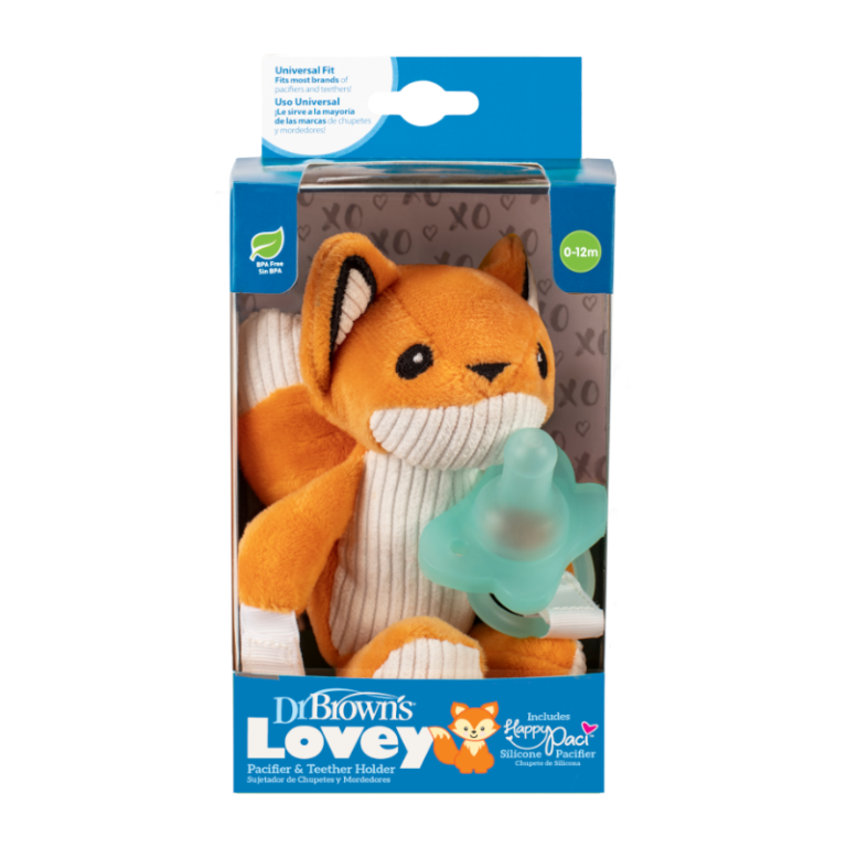 DR.BROWN’S Franny The Fox Lovey Avec Tétine