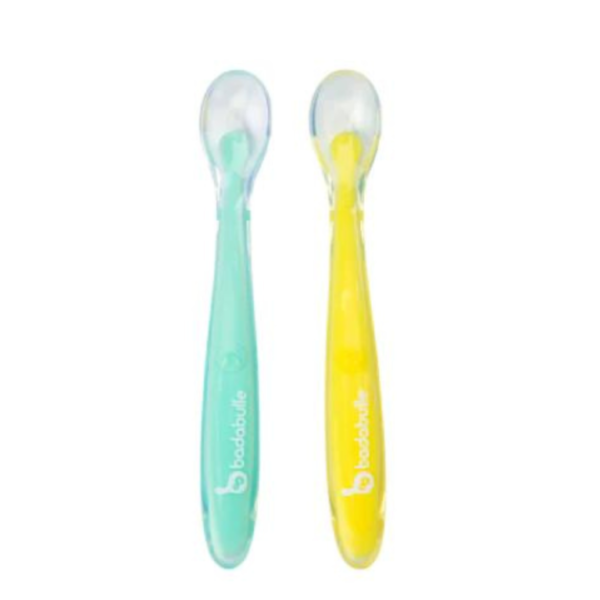 LOT DE 2 CUILLÈRES BÉBÉ