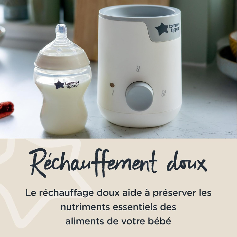 Tommee Tippee Chauffe Biberon Easiwarm - Blanc