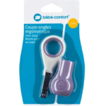 Coupe-ongles ergonomique avec socle violet Bébé Confort