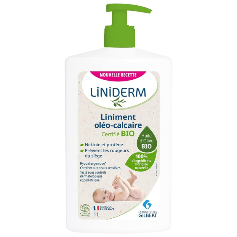 Gilbert Liniderm Liniment Oléo-Calcaire Stabilisé Pompe – 1L