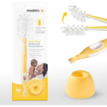 Goupillon Medela avec support pour biberon