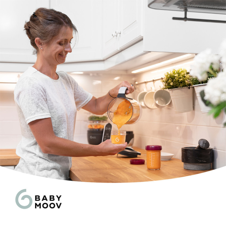 Set de 8 Babybols en verre 100ml et 220ml + recettes - Babymoov