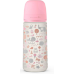 Biberon Memories avec tétine symétrique SX Pro L 360 ml rose