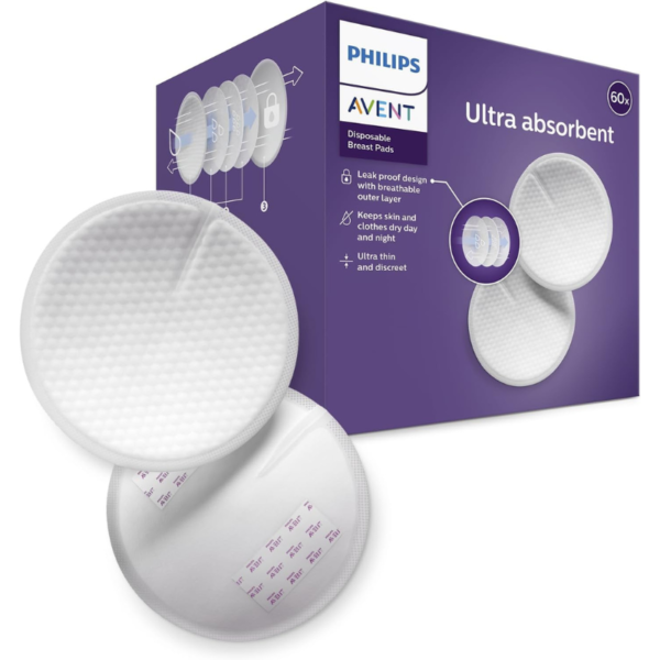 Coussinets d’allaitement jetables jour et nuit x60 - Philips Avent