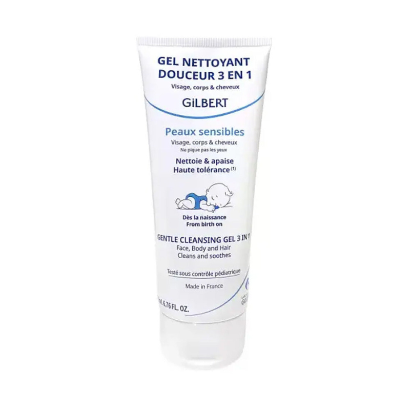 Gilbert Gel Nettoyant Douceur 3en1 – 200ml