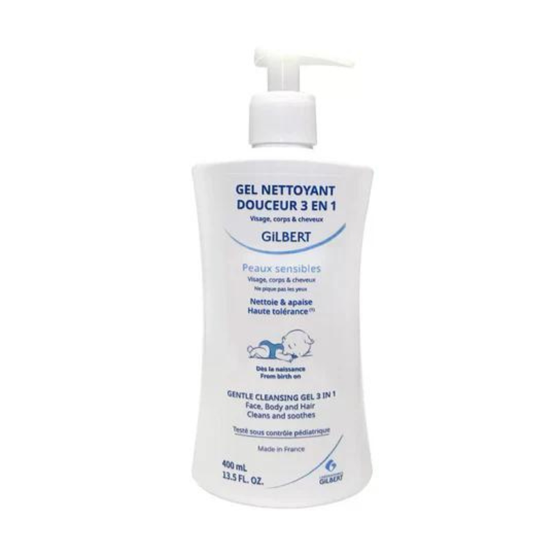 Gilbert Gel Nettoyant Douceur 3en1 – 400ml