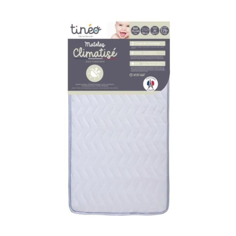 Matelas bébé 70x140cm Climatisé - Tinéo