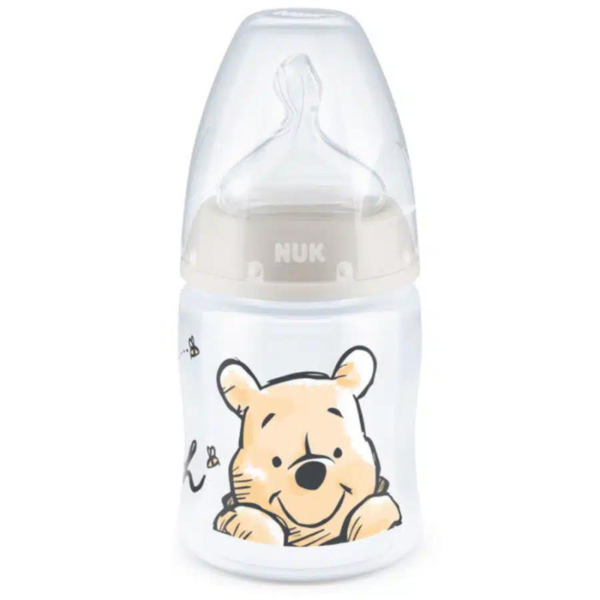 Nuk Biberon first choice+ Température control 150ml 0-6mois Winnie Blanc