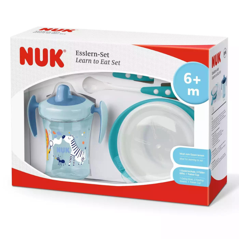 Set Repas 4 pièces bleu - NUK